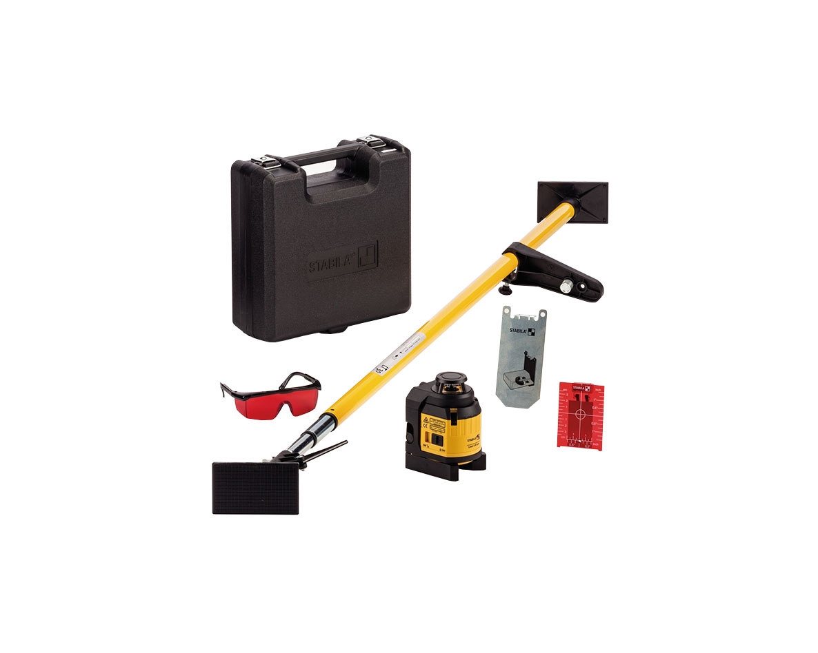 Stabila 18863 LAX400 Cross Line Laser LT 30 Laser telescopic pole