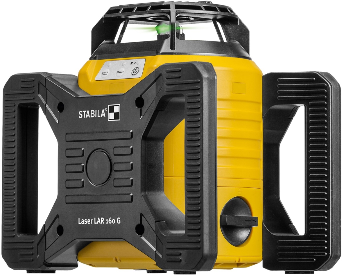 Stabila 19240 Green Rotating laser LAR 160, 4 pcs. set