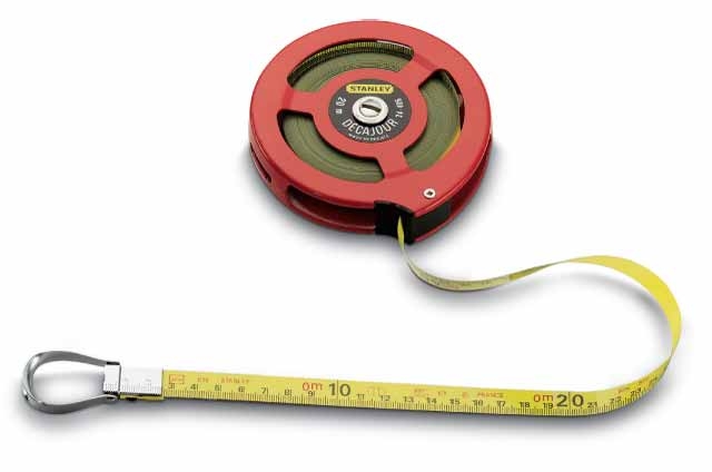 Stanley 0-34-406 Decajour Surveyor's Tape 20m - 12,7mm
