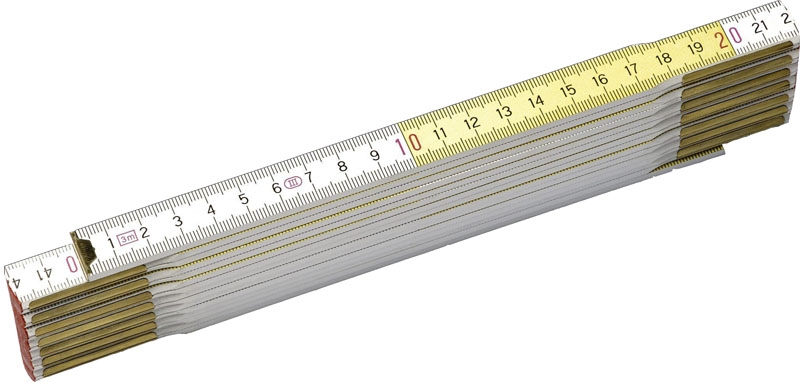 Stanley 0-35-458 Folding rule 2m - 15mm Yellow/White