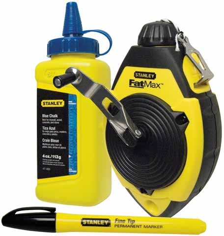 Stanley 0-47-681 FatMax Chalk line kit 30m