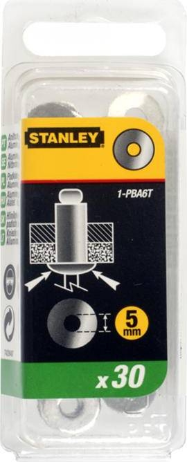 Stanley 1-PBA6T aluminium washers 5mm - 30 pieces