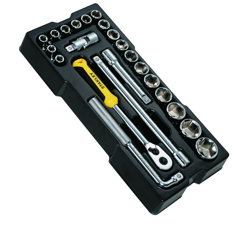 Stanley STMT1-74173 Transmodule Socket set ½" 6 pcs. 23 pcs.