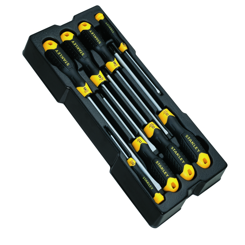 Stanley STMT1-74181 Transmodule Cushiongrip Screwdrivers 8-Piece