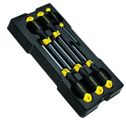 Stanley STMT1-74182 Transmodule Cushiongrip Screwdrivers Torx 6-Piece