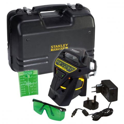 Stanley FMHT1-77356 FatMax X3G Laser spirit level 3 x 360 degrees with green beam