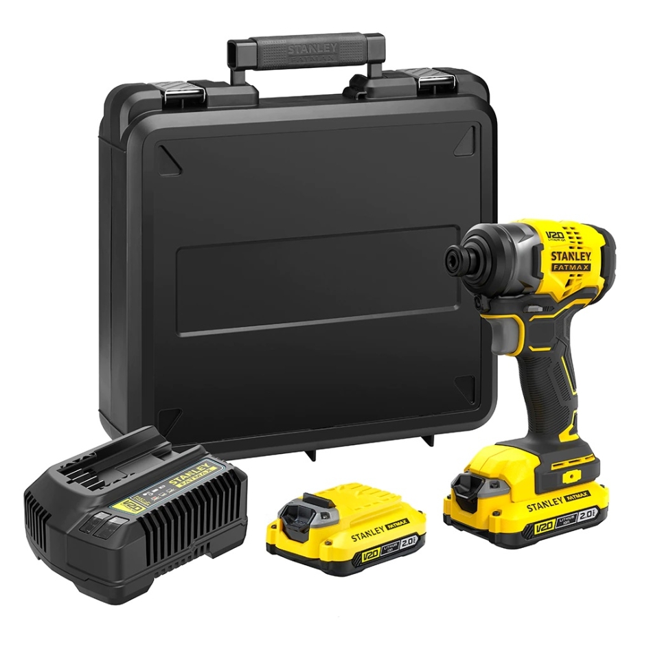 Stanley SFMCF810D2K FATMAX® V20 Impact screwdriver Brushless 18V 2.0Ah Li-Ion