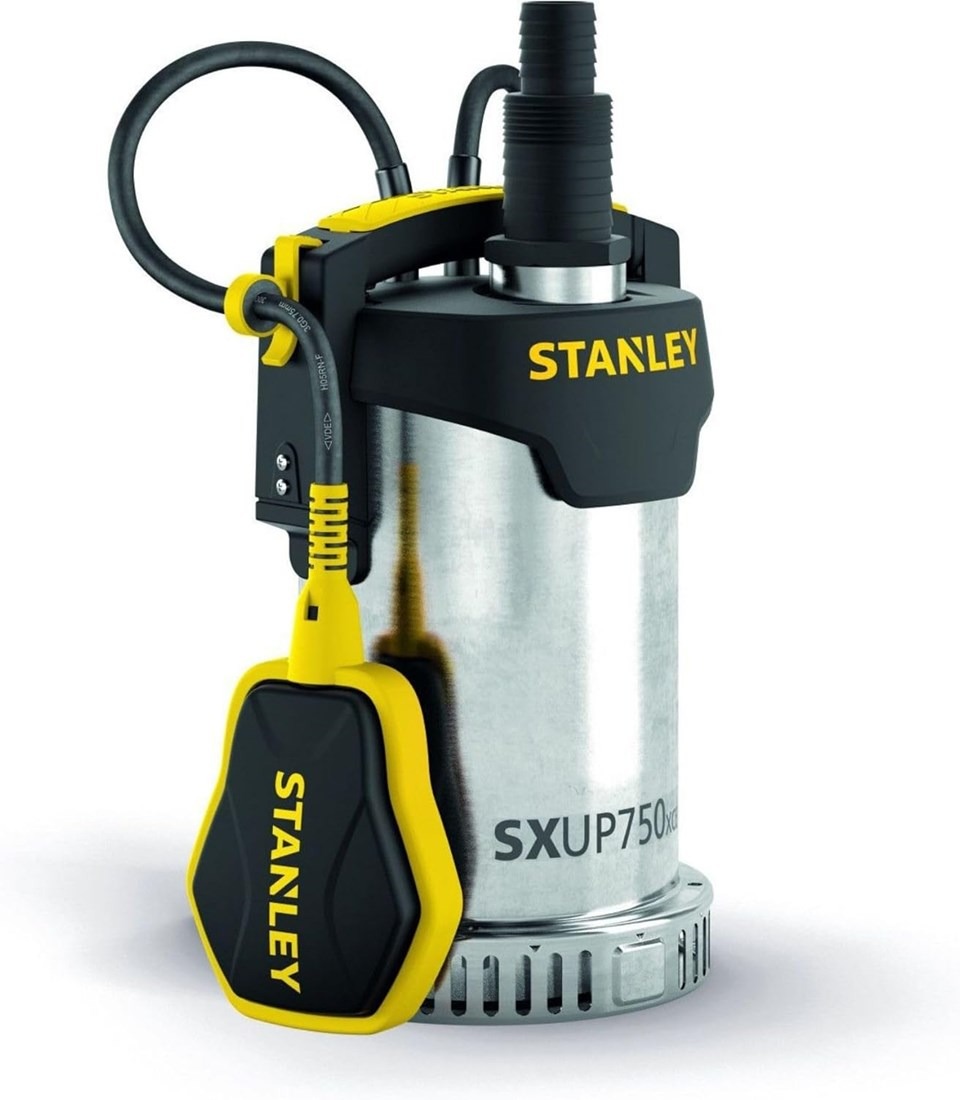 Stanley 51768 SXUP750XCE Stainless Steel Submersible Pump 230V 750W IPX8, includes 10m power cord