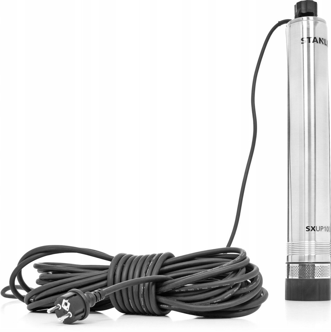 Stanley 51771 SXUP1000XWE Stainless Steel Submersible Well Pump 230V 1000W IPX8, includes 20m power cord