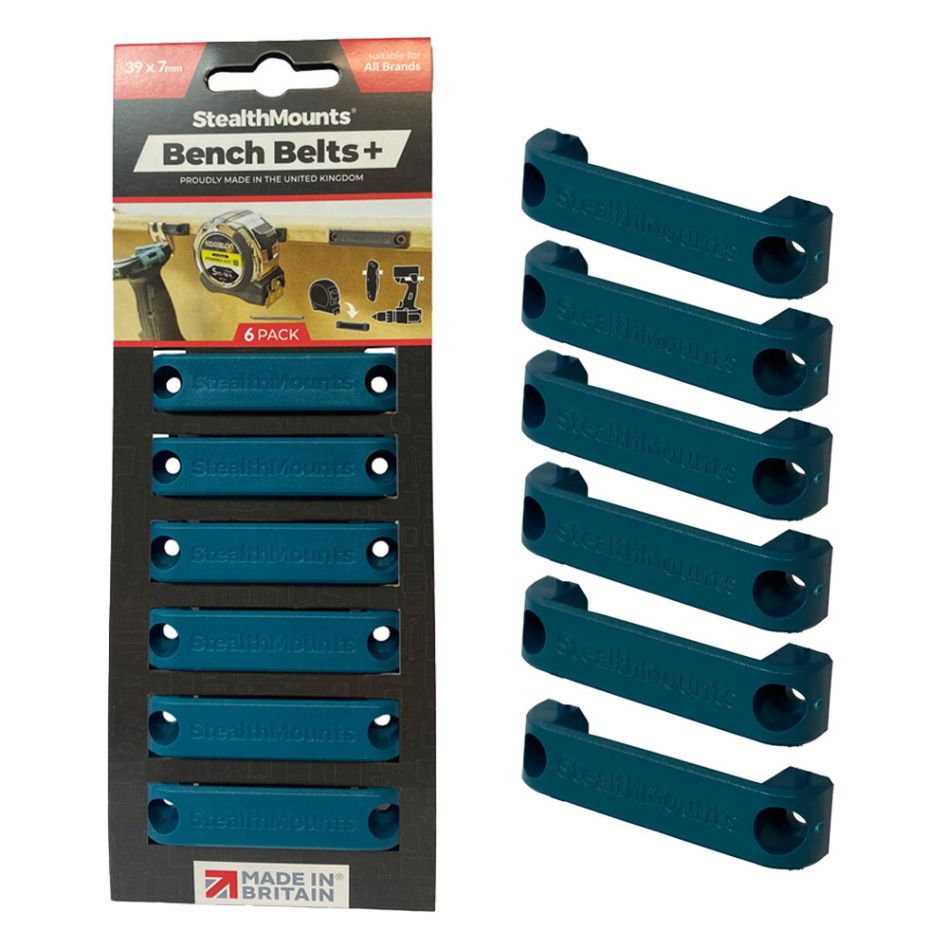 StealthMounts BB-PL-BLU-6 Blue Bank Belt + (6 pieces)