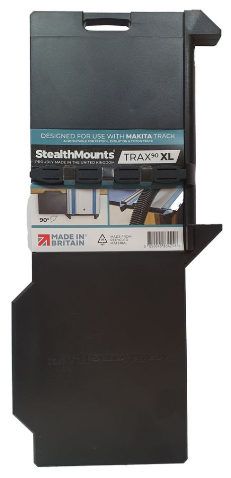 StealthMounts TSS-L-MK-1 Trax90 black stop for Makita guide rail XL