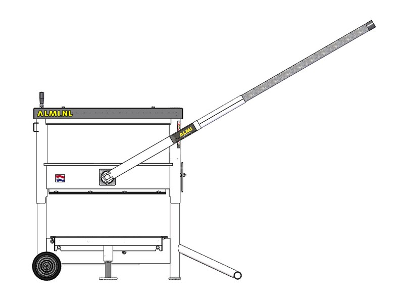 Almi A010.00082 AL65UT Easy Stone cutter galvanised