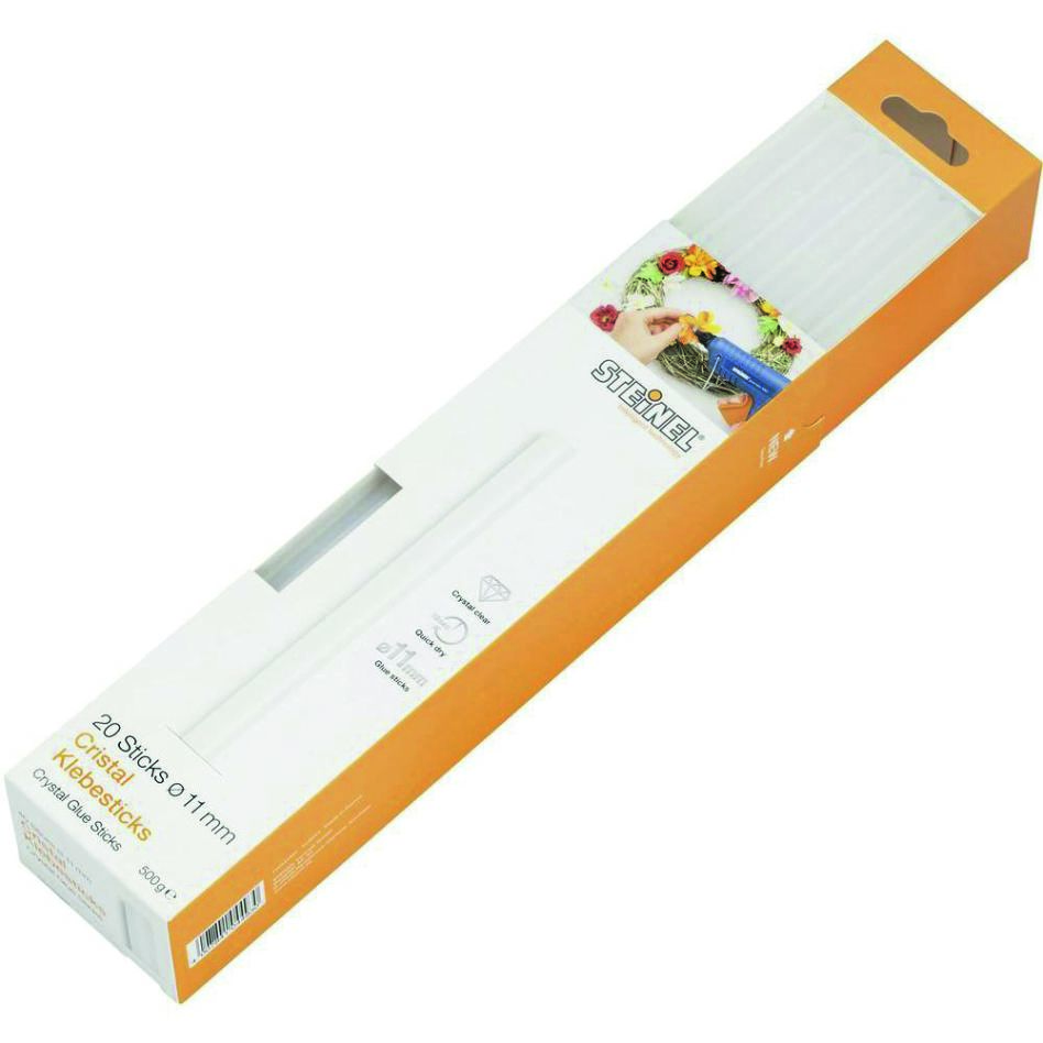 Steinel 048419 Cristal Glue Cartridges 11mm 500g 20ST