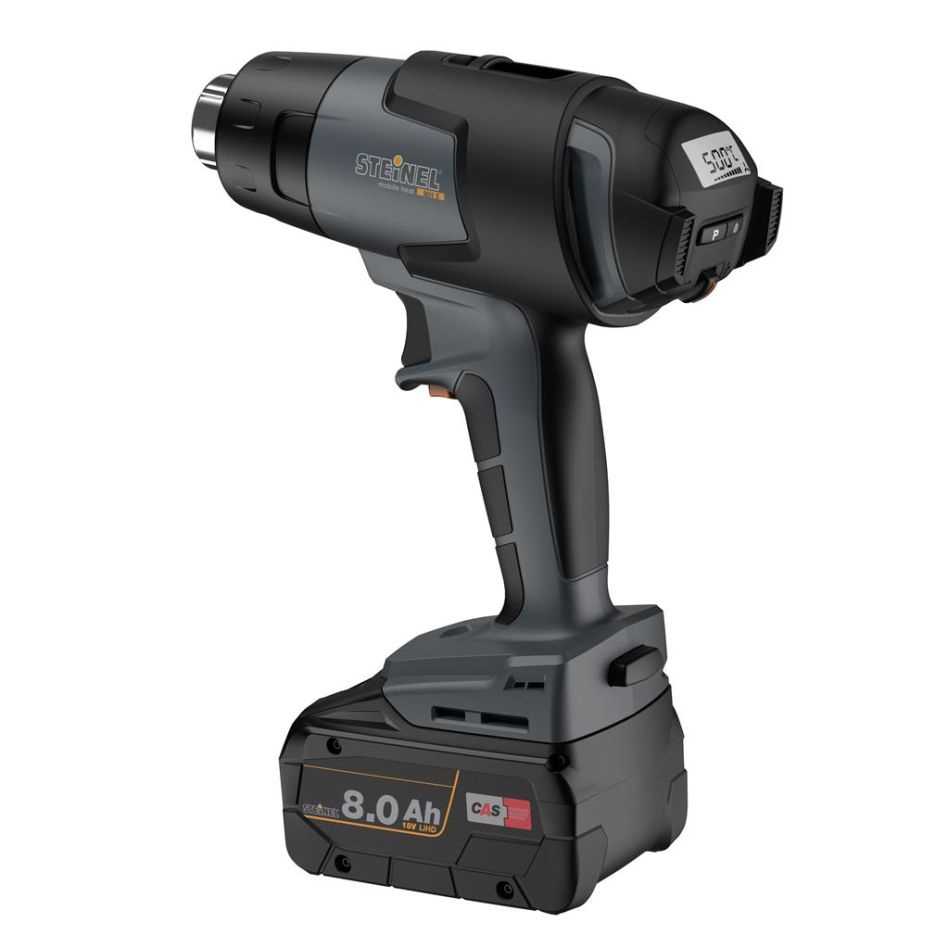 Steinel 066611 MobileHeat 5 Cordless hot air gun 1x 18V 8.0Ah battery and charger in case