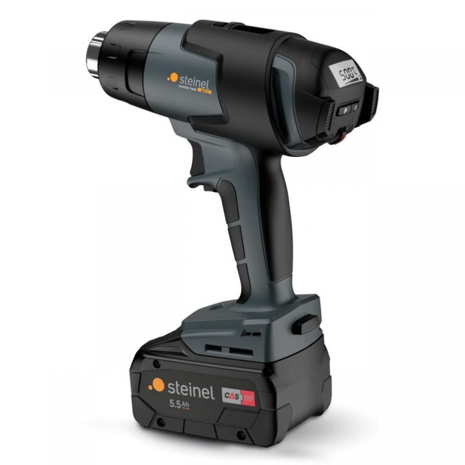 Steinel 068233 MobileHeat 5 Battery hot air gun 1x 18V 5.5Ah battery and charger in case