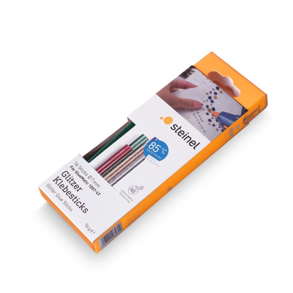 Steinel 084639 Glitter Glue Cartridges 7mm 96g 16ST 85°C