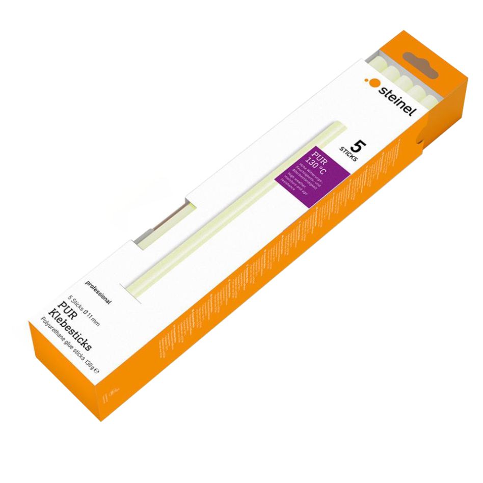 Steinel 087395 Glue cartridges Ø11 mm PUR 130g 5ST