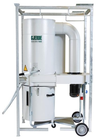 Gjerde 1993420 Dust-Drin 100 Dust Extractor System 400 Volt in transport frame for in "closed" areas