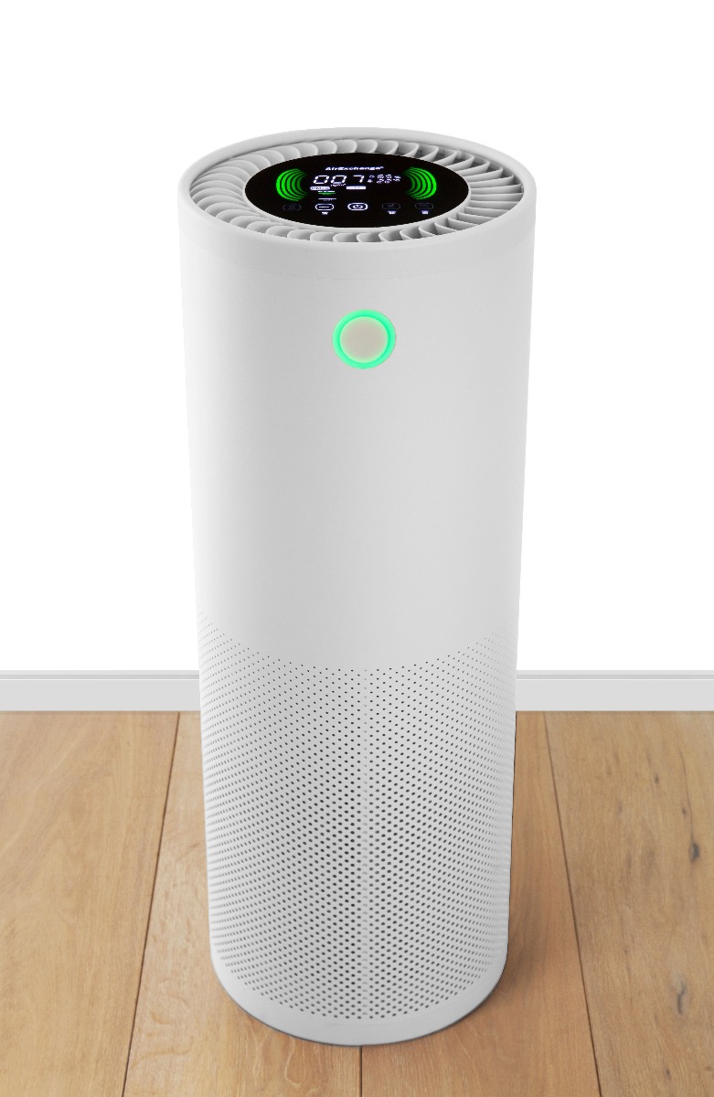 AirExchange 20200600-T | WIT 20200600-T WHITE Professional Air Purifier 600-T White with HEPA H14 filter, Carbon, ionizer and UV-C lamp Suitable up to 100m²