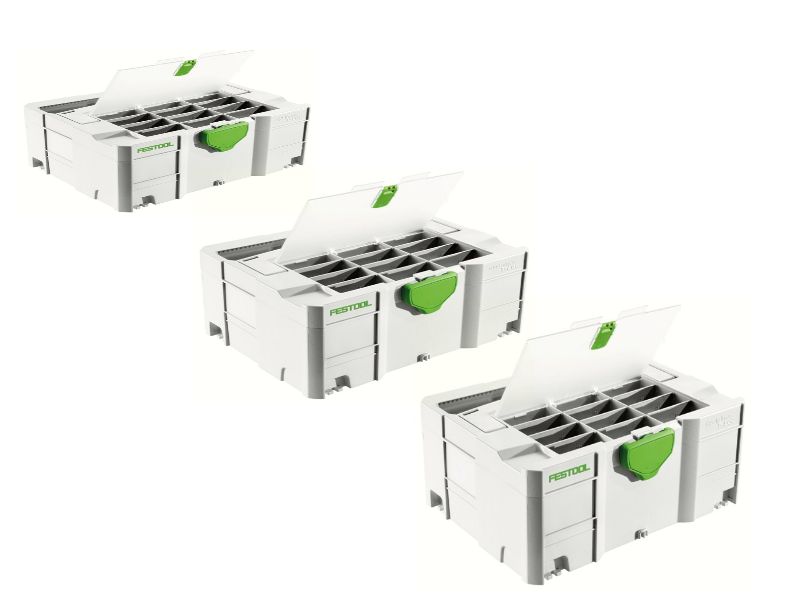 Festool Accessories T-Loc SetDF T-Loc DF varia 1,2,3 Systainerset