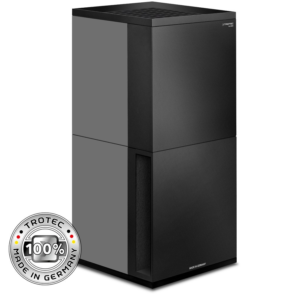 Trotec 1580010145 TAC M TOWER room air cleaner in basalt gray / black