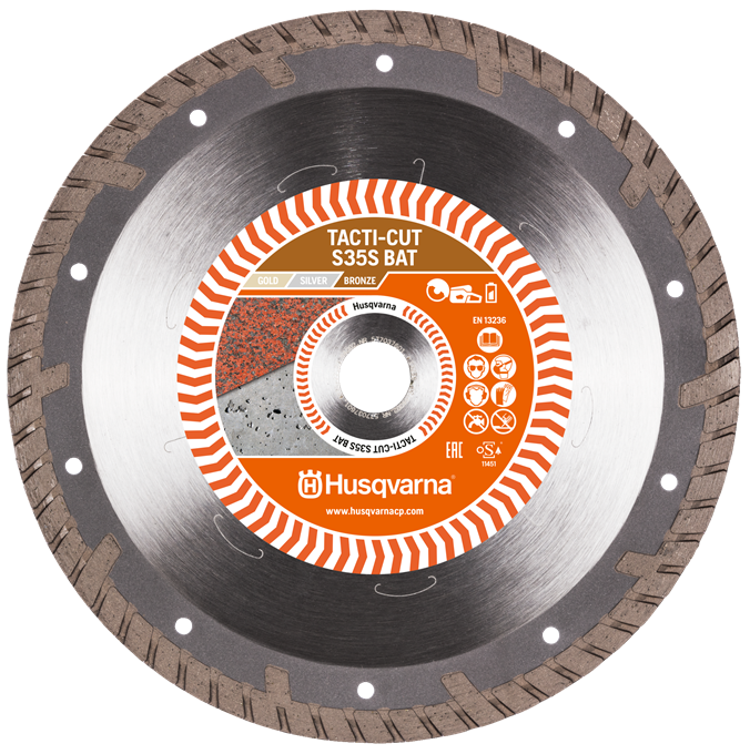 Husqvarna 596520301 S35S Bat Tacti-Cut Diamond saw blade 230 mm