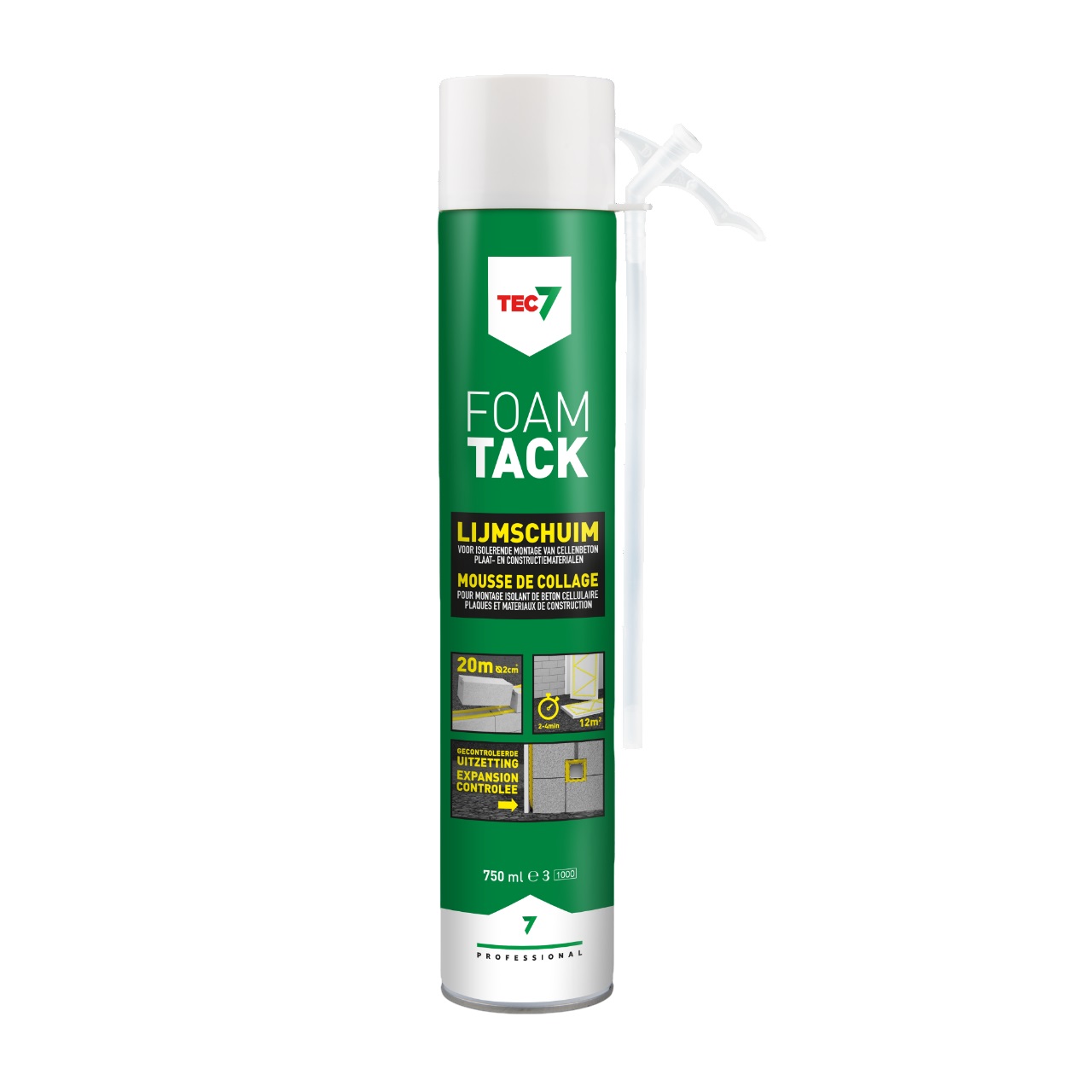 TEC7 670010000 FoamTack Adhesive Foam 750ml