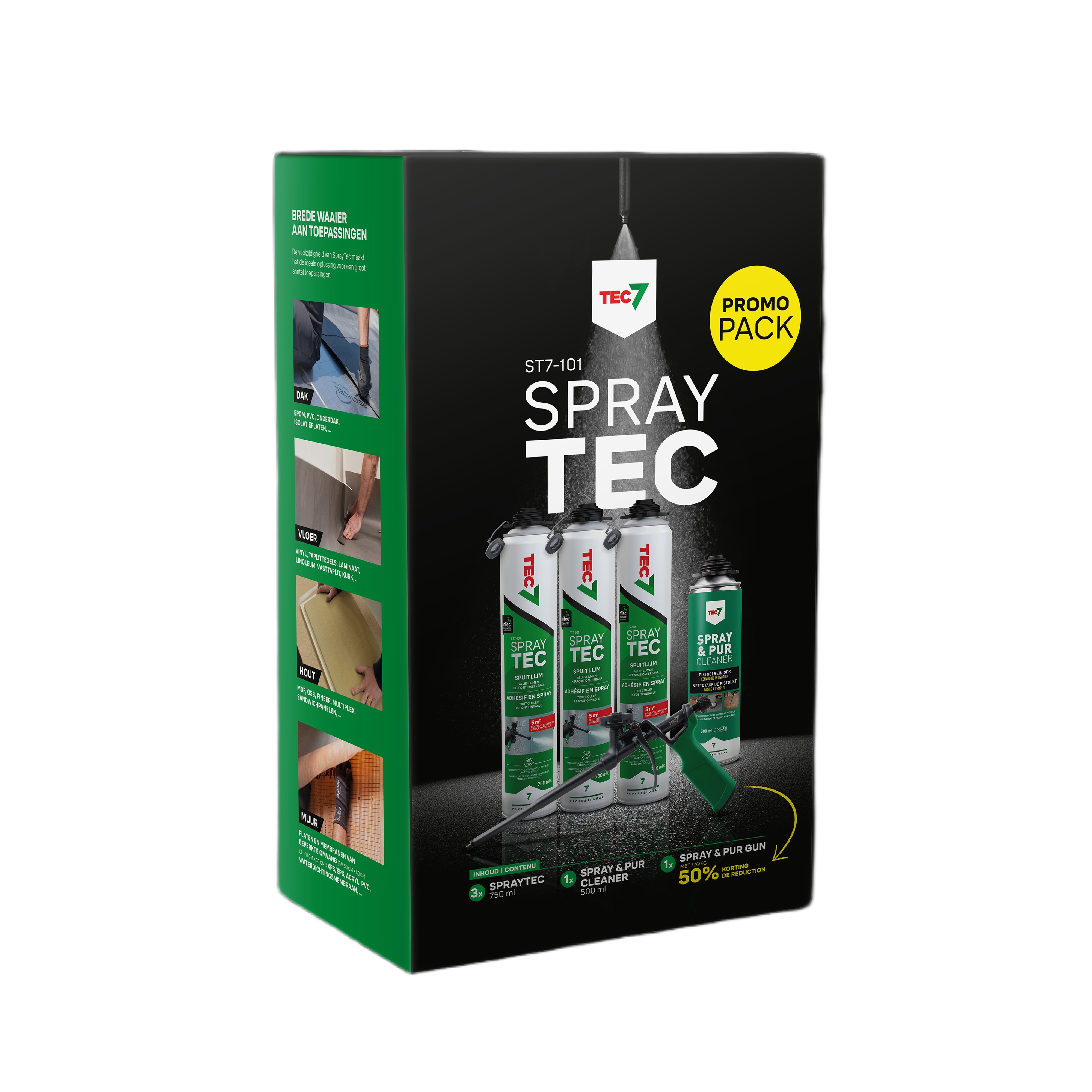 TEC7 530999000 ST7-101 SprayTec Starter Kit Polymer spray adhesive