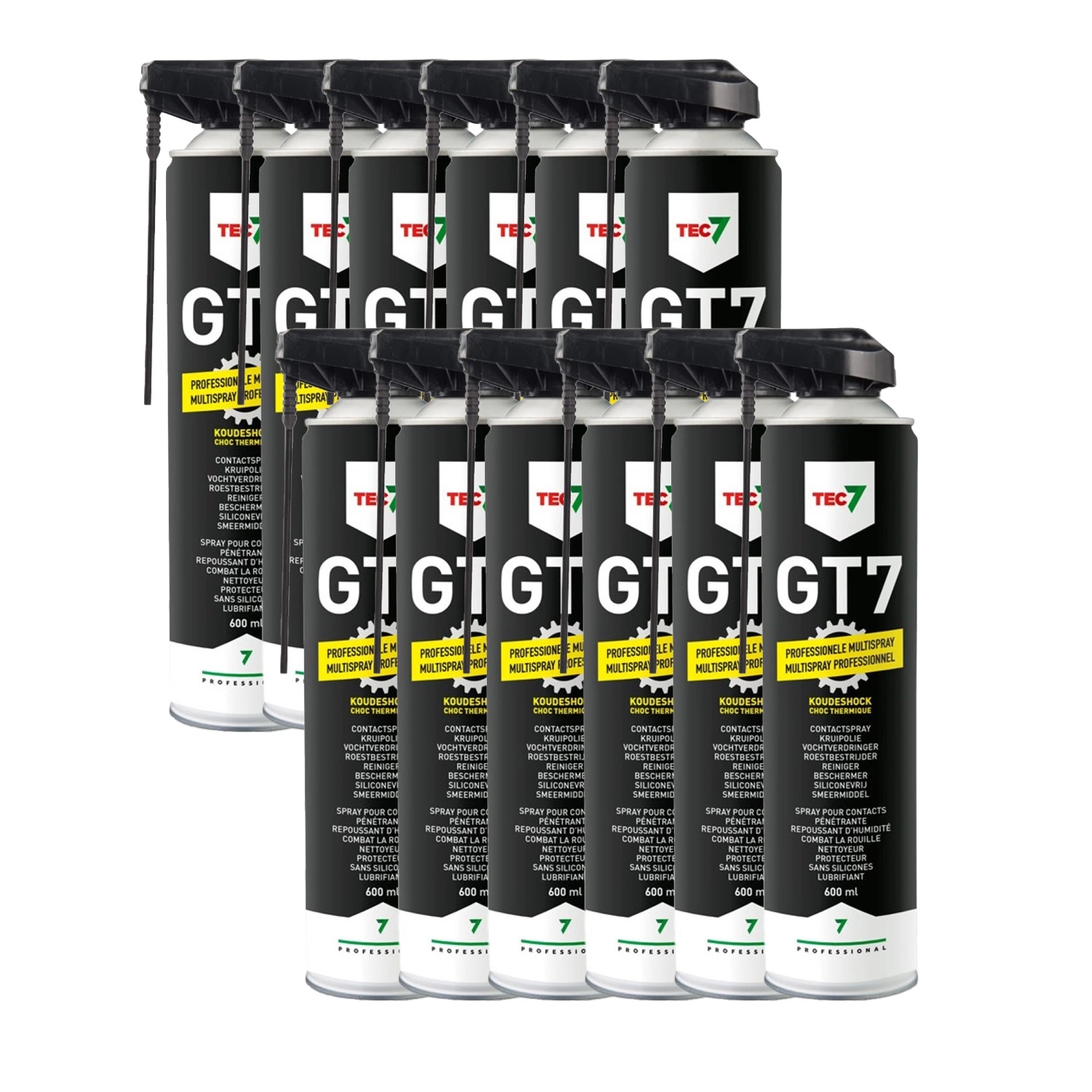 TEC7 230106000 GT7 Multispray 600ml 12 Pieces