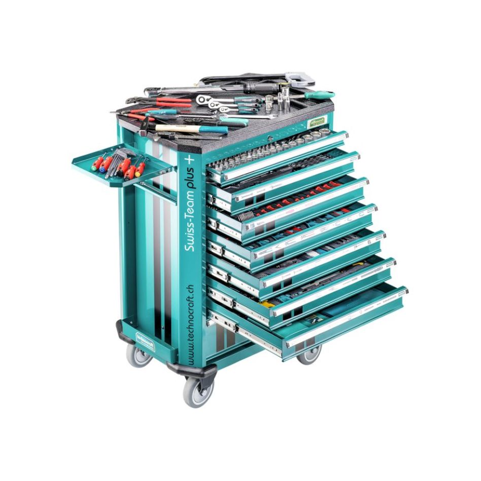 technocraft 665216 Tool trolley SWISS TEAM PLUS+ 743-piece