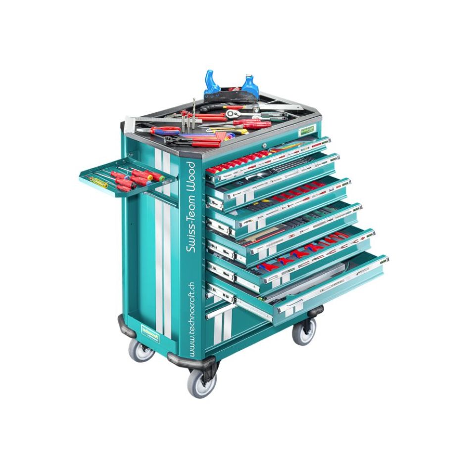 technocraft 729719 Tool trolley SWISS TEAM WOOD PRO 282-piece