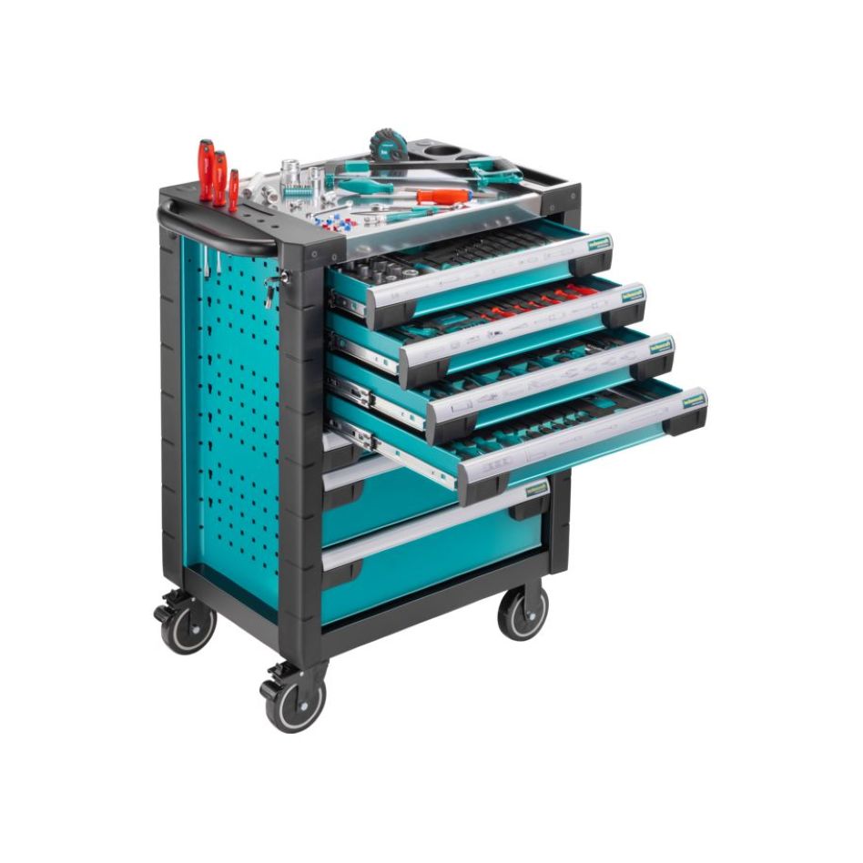 technocraft 2022972 Tool trolley ALLROUND 2.0, 169-piece