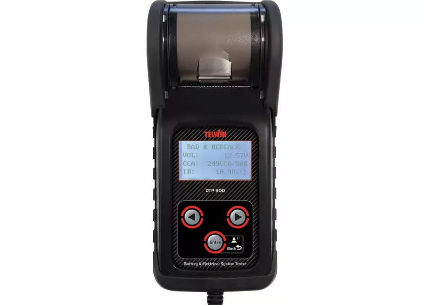 Telwin 830804244 DTP900 Digital battery tester 12/24V with printer