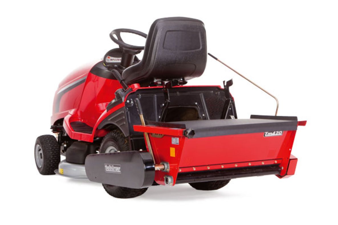 Tielbürger AR-122-002 TM420 Rear-mounted spreader for Kubota GR1600-II, GR1600-III