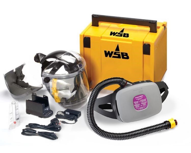 Toolnation 71000001 PA700 SET WSB PPE Premium Kit - Full Face Mask with Battery Powered Air Supply
