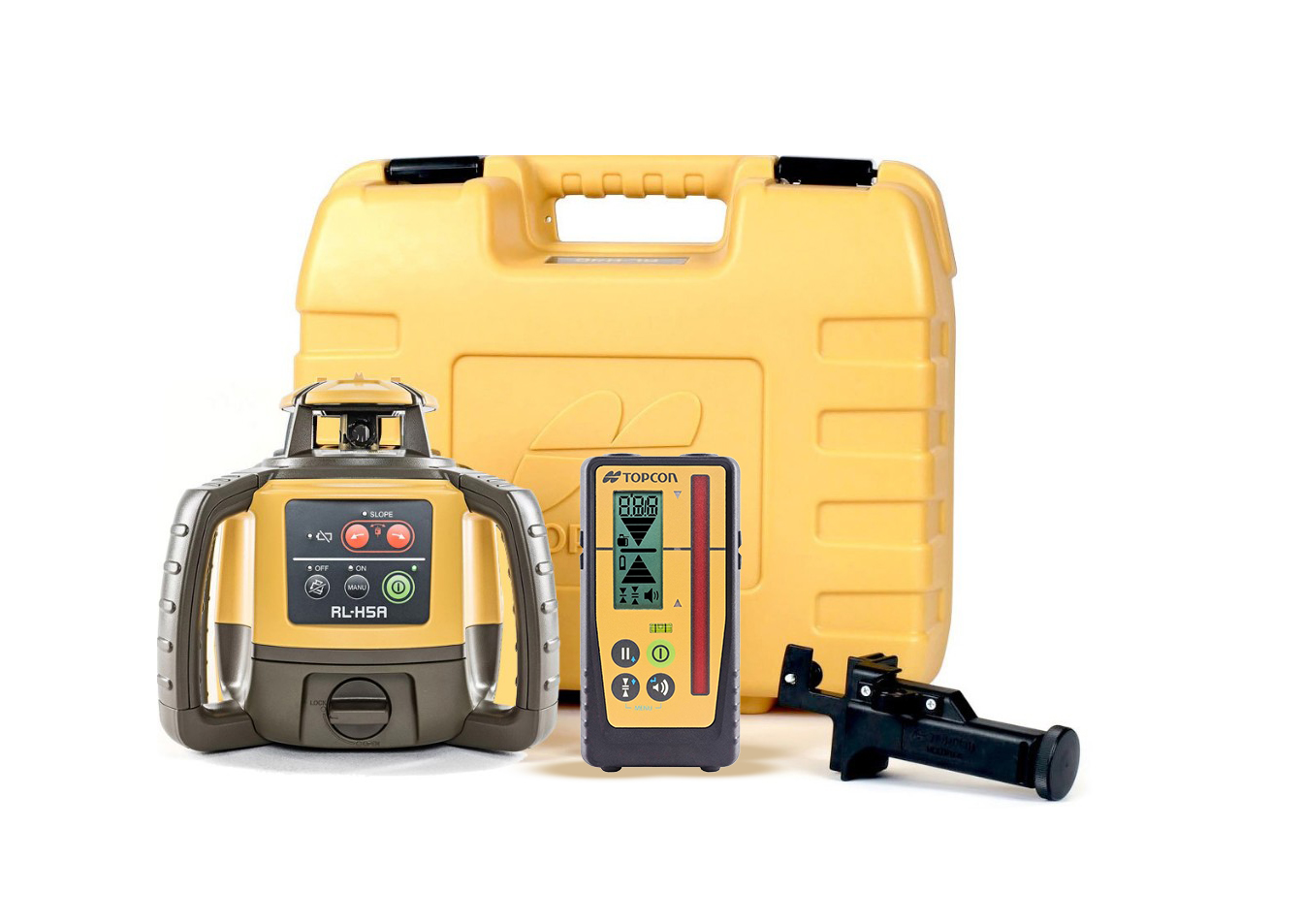 Topcon 1026026-01 RL-H5A + LS-100D Construction Laser + Receiver - Professional Construction Laser with Single Aversion