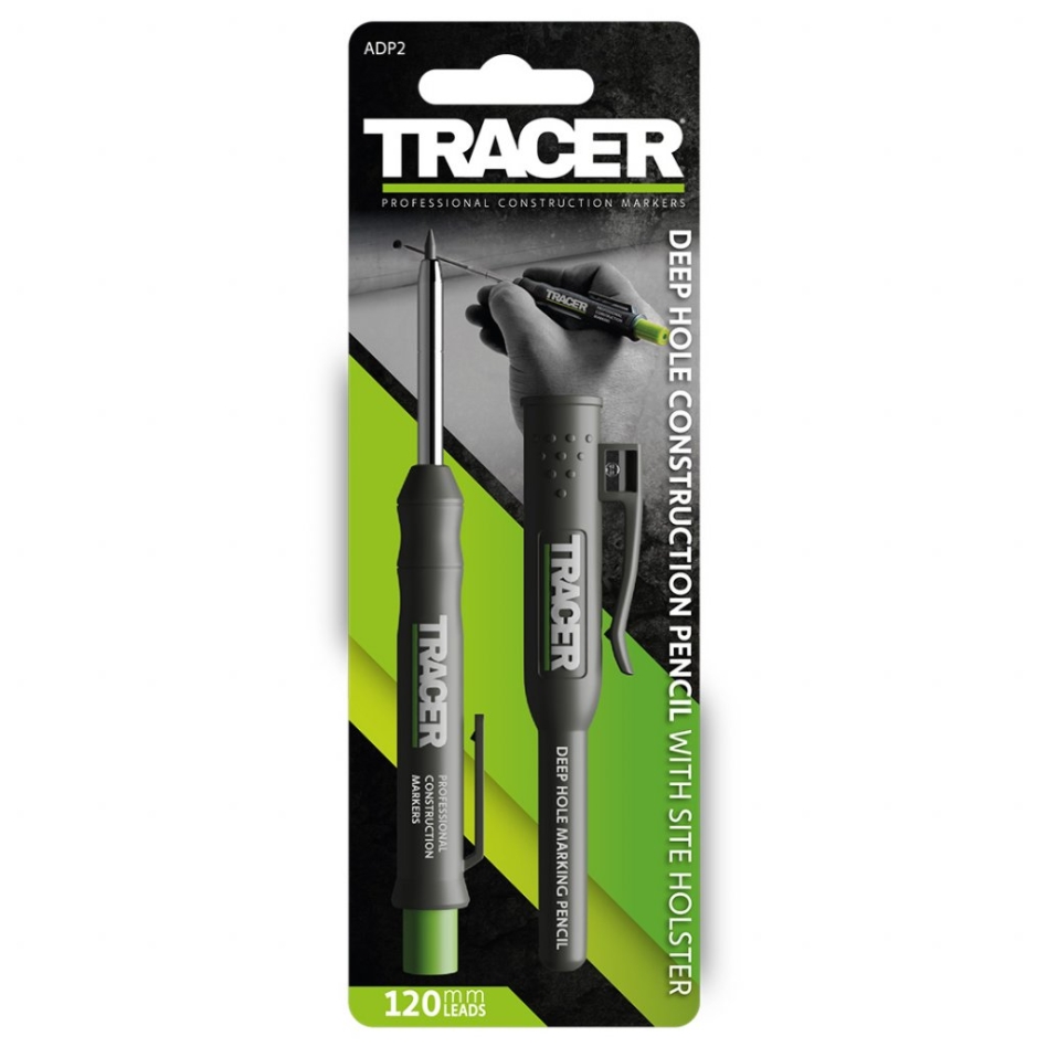 Tracer ADP2 Deep Hole Marker Pencil + Holder
