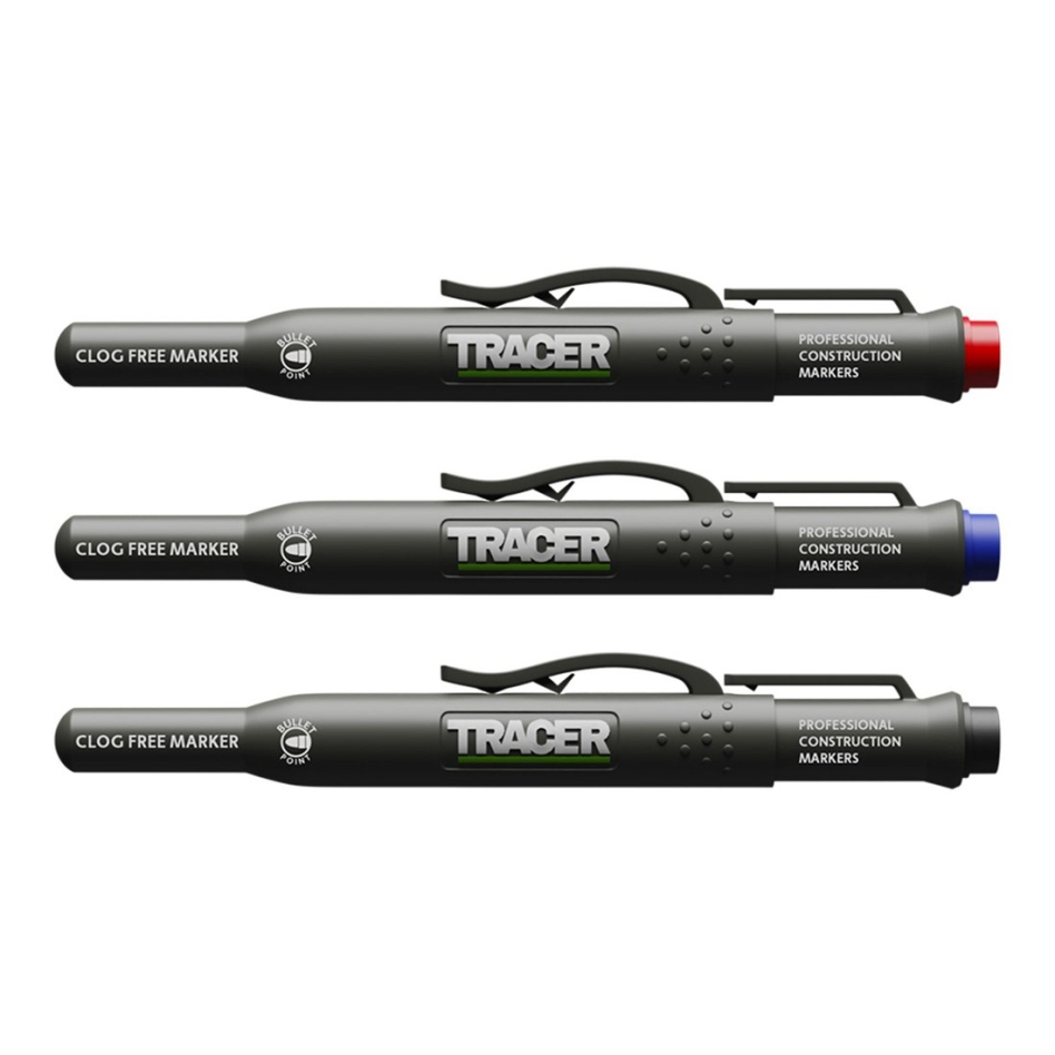 Tracer ACF-MK3 Marker Set Black/Blue/Red