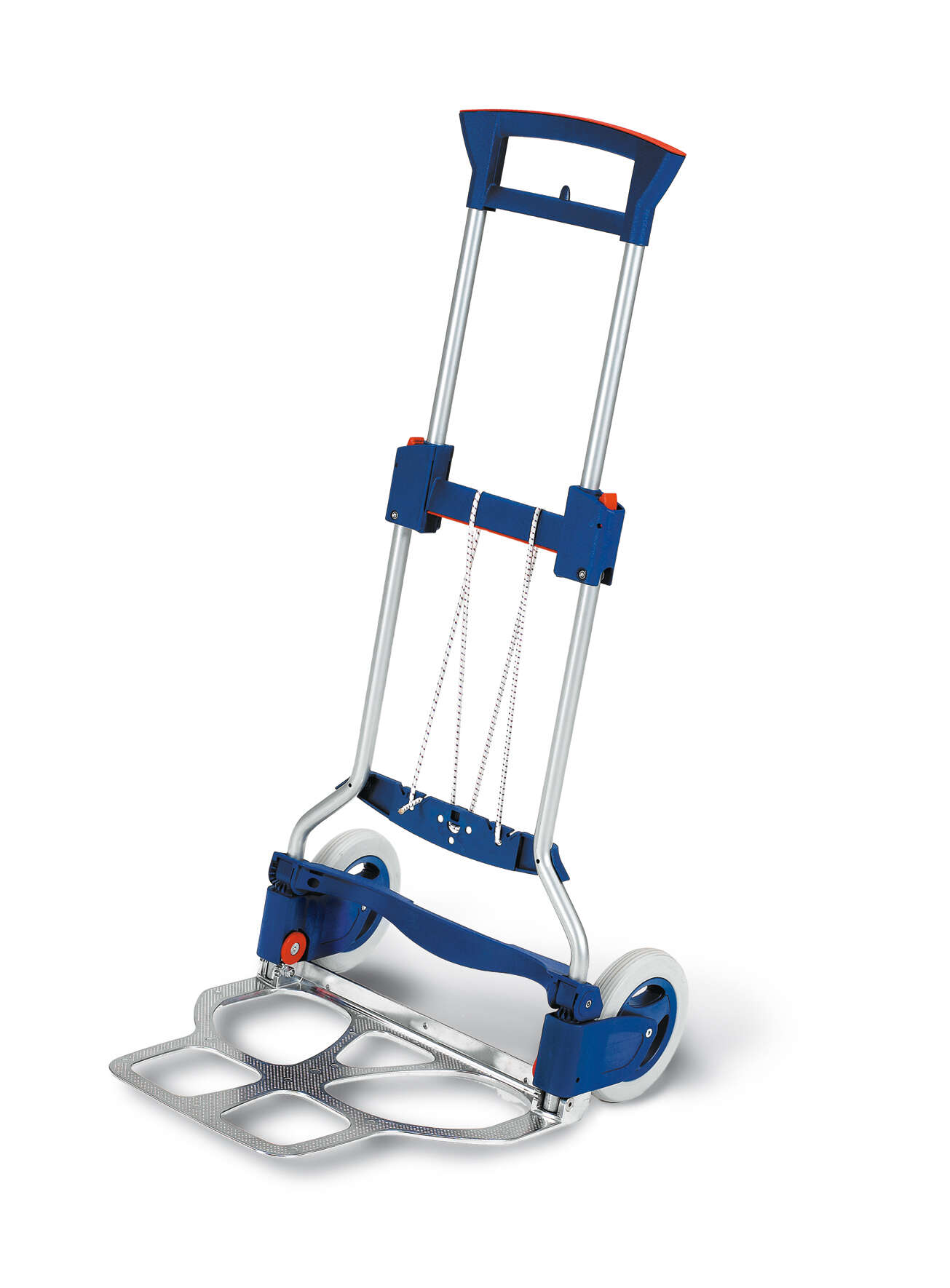 Tretal 207.048 Folding hand truck, 125 kg, elastic rubber strap