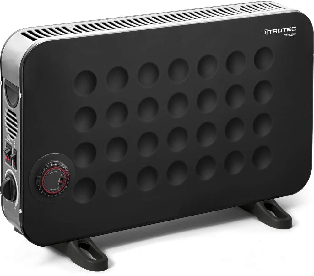 Trotec 1410000521 TCH 25 E Design-Convector Heating - Color Black
