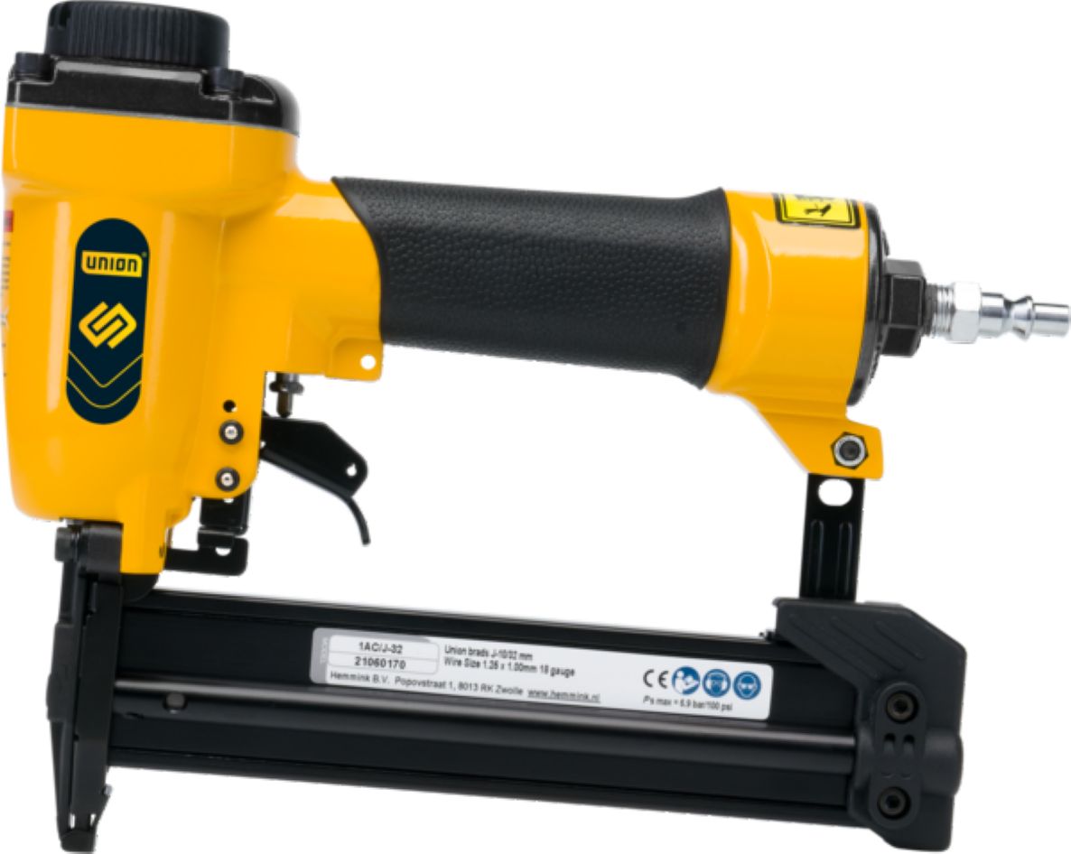 Union 1AC/J-32 Pneumatic minibradtacker for J-minibrads 10-32mm