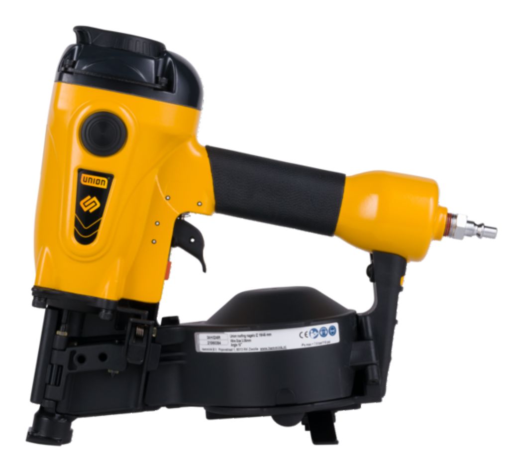 Union 3AH/IZ45R Pneumatic roofing tacker IZ nails 19-45mm