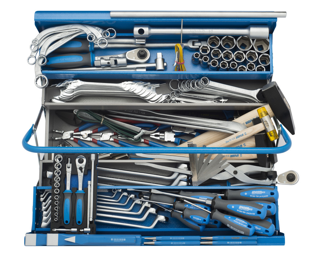 Unior 601994 932 Tool case filled 136-piece