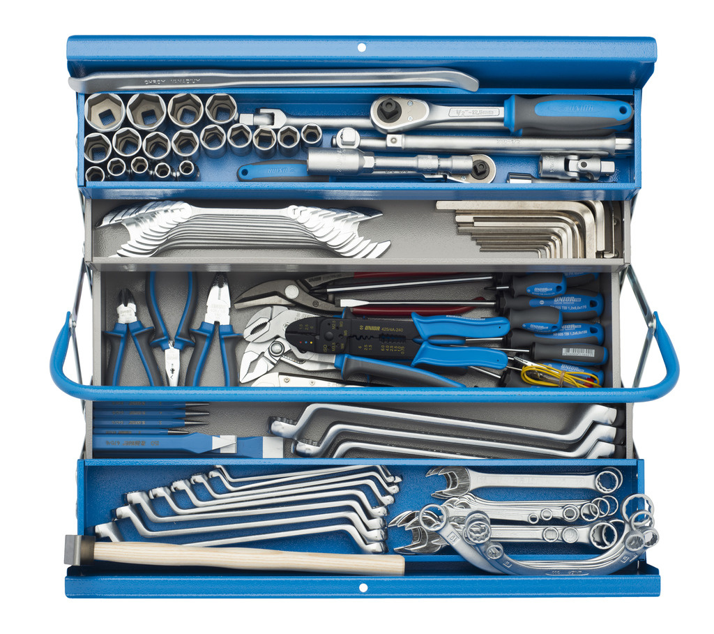 Unior 601995 931 Tool case filled 112-piece