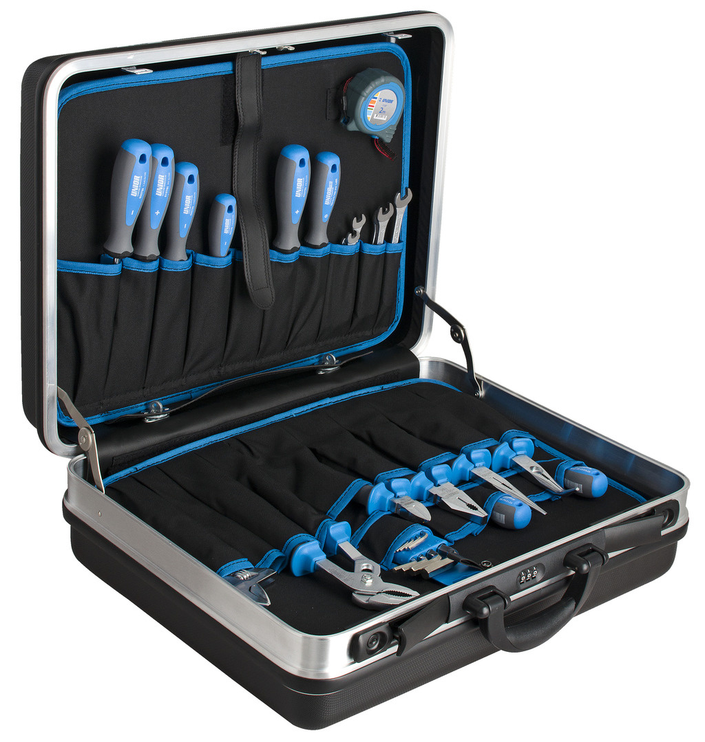 Unior 608540 971/1BI Tool case filled 51-piece