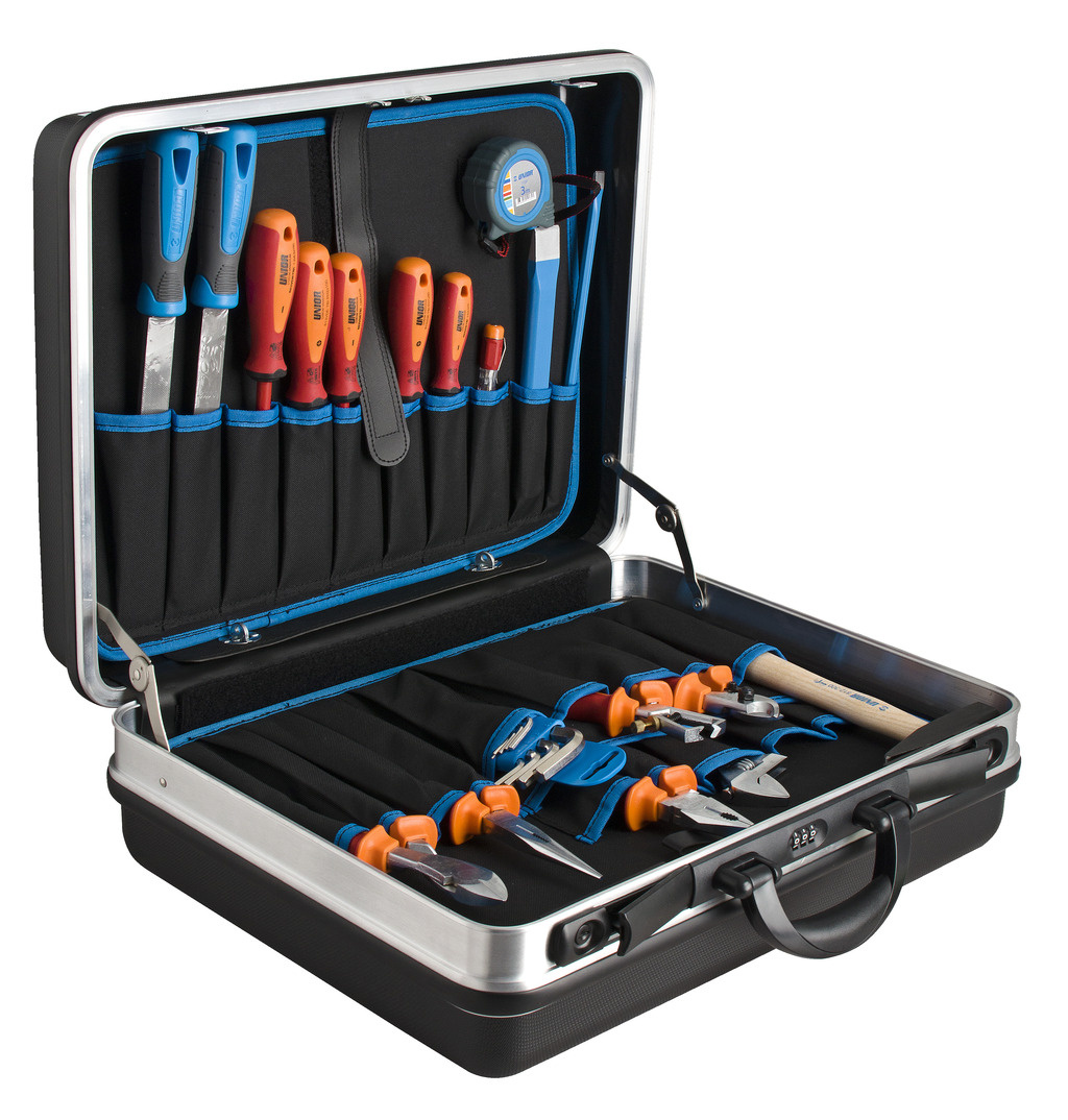 Unior 608541 971/2VDE Tool Case filled 52-piece