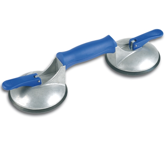 Veribor BO 602.42BL BO602.42BL Blue line suction lifter, 2 cups with length handle for curved surface 50 kg