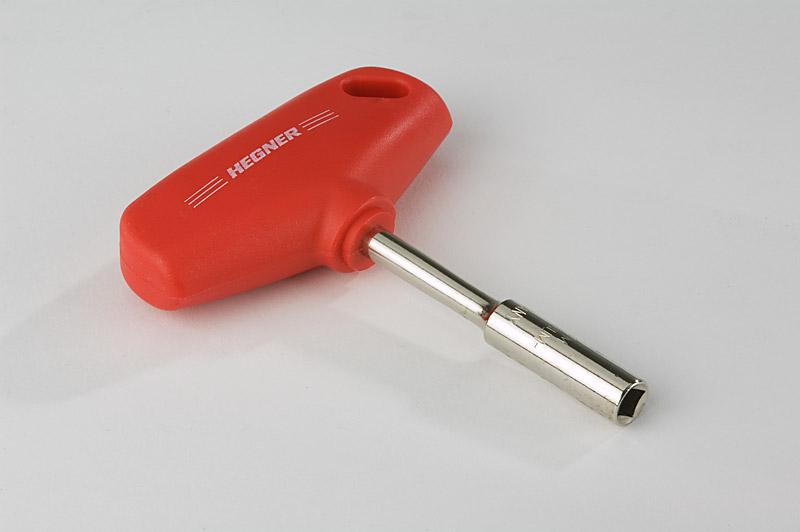 Hegner 110000102 Square spanner for saw blade clamps.