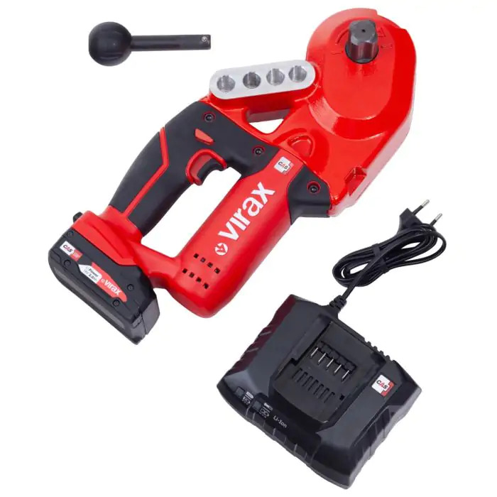 VIRAX 251778 Ministem Compact Battery Bender 18V 2.0 Ah - 12-14-16-18-22mm