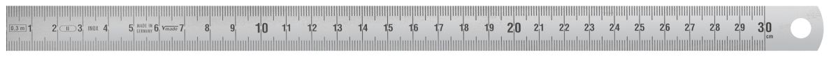 Vogel 1012010015 Ruler stainless steel 150x18x0.5mm Type A = mm/mm